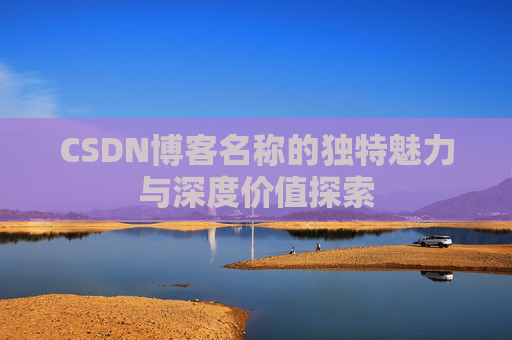 CSDN博客名称的独特魅力与深度价值探索